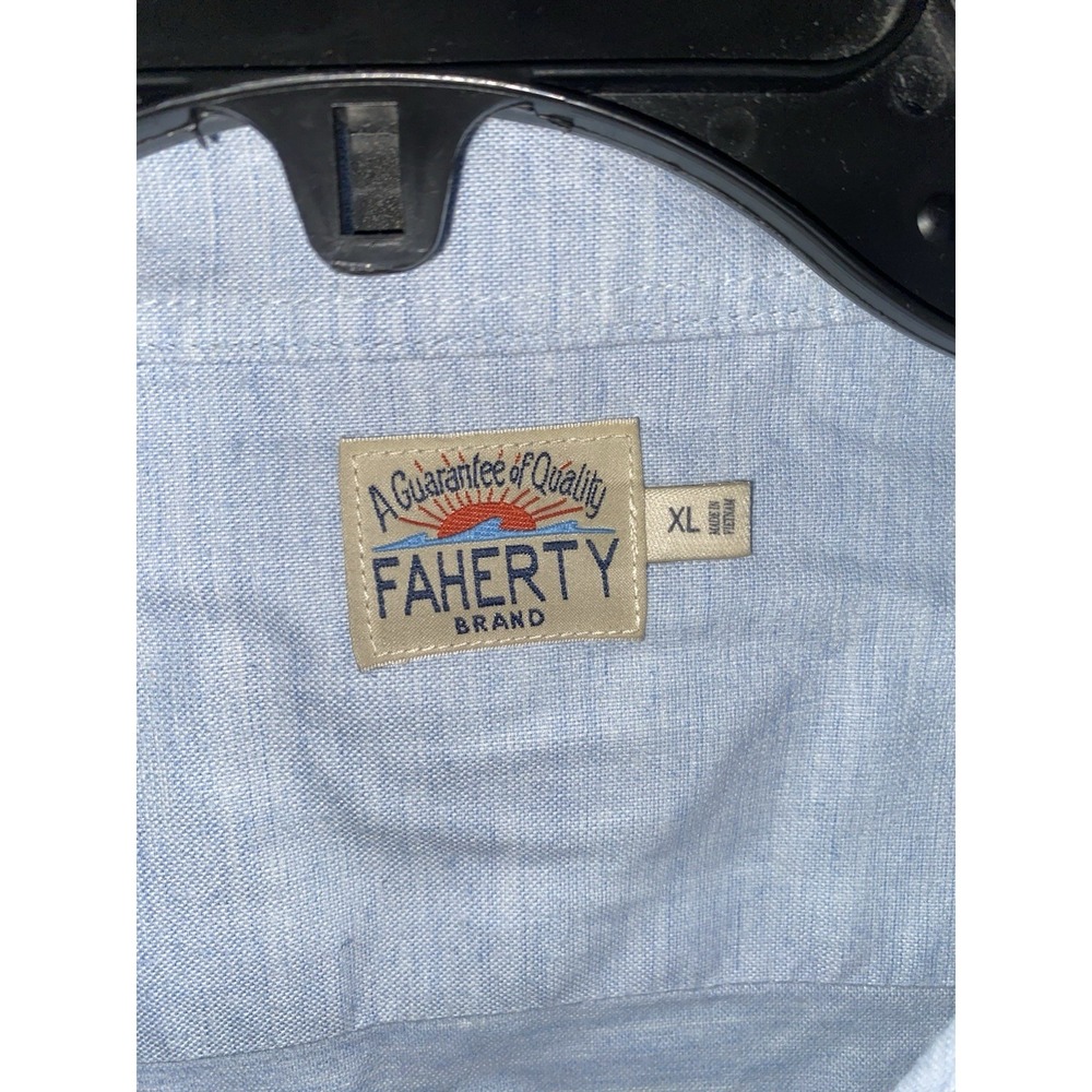 Faherty Stretch Oxford 2.0 Button-Down Shirt Long… - image 2